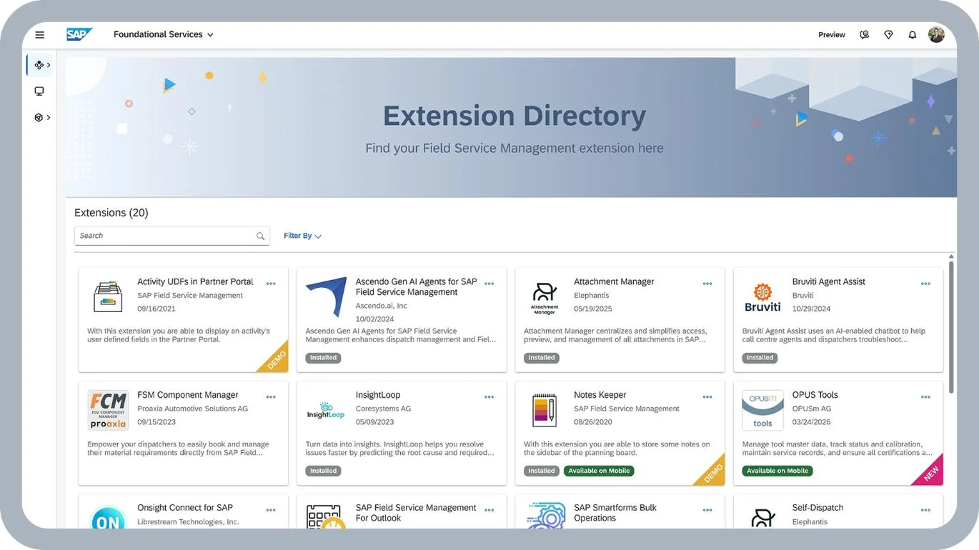 Configuration and extension possibilities